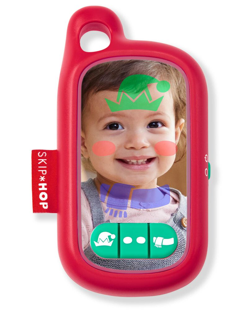 Holiday Elfie Phone Baby Toy, image 1 of 2 slides