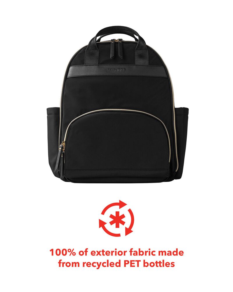 Black Envi Luxe Backpack Diaper Bag - Black