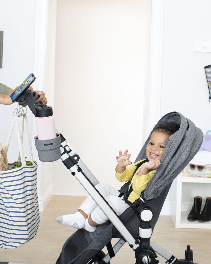 Stroll & Connect Universal Stroller Accessory Set - Charcoal, image 8 of 10 slides