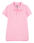 Kid Pink Piqué Polo Shirt, image 1 of 3 slides