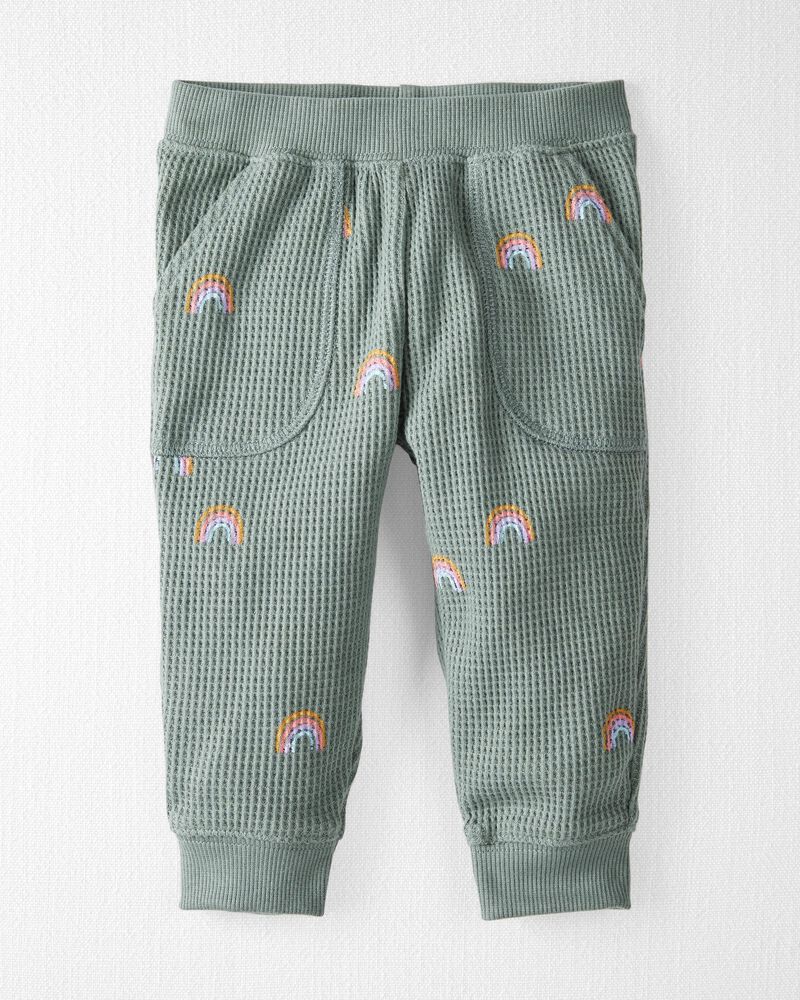 Baby 2-Piece Waffle Knit Set Made With Organic Cotton, image 2 of 6 slides