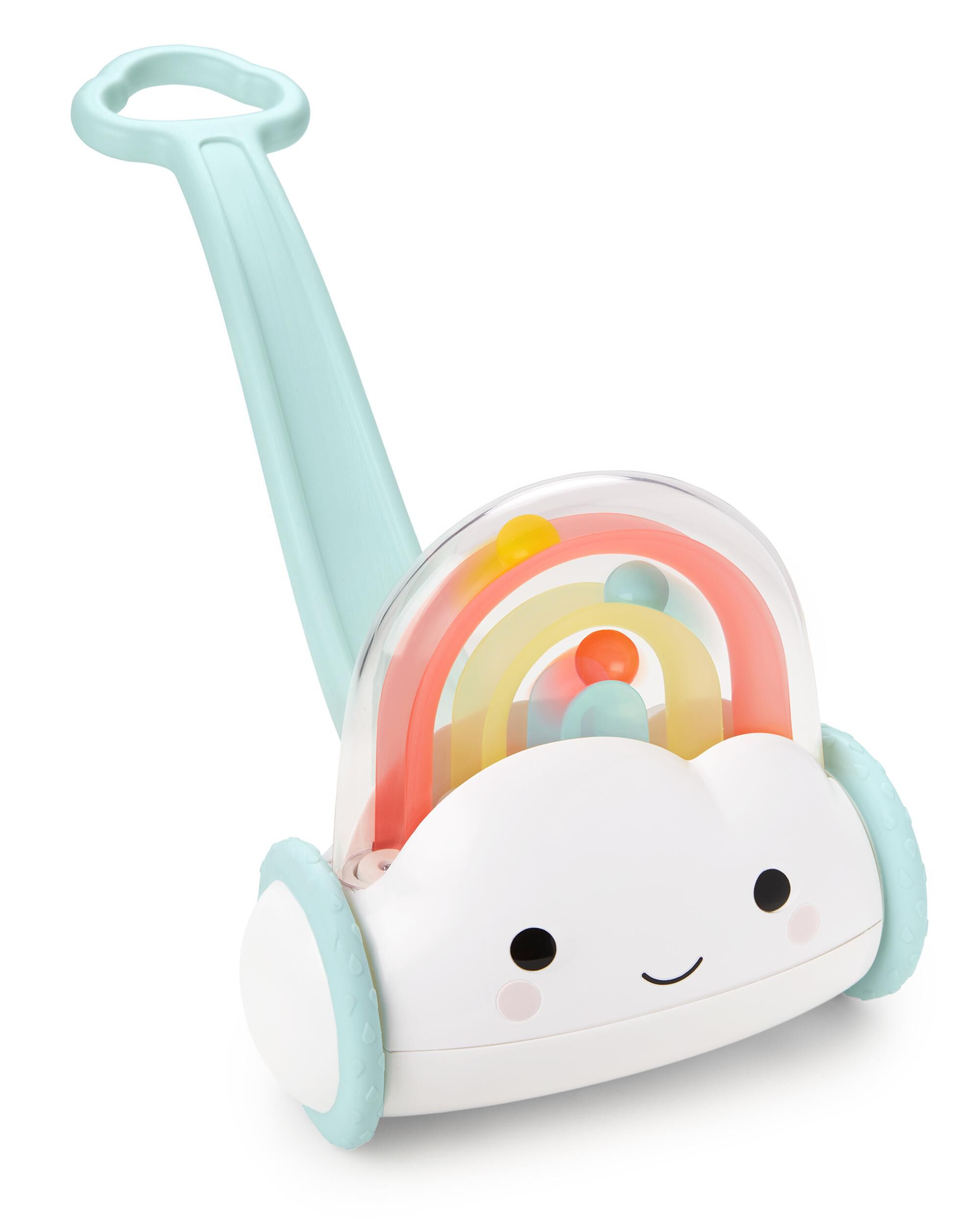 Silver Lining Cloud Rainbow Push Toy, image 1 of 8 slides