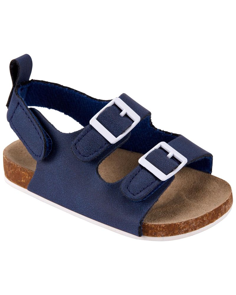 Baby Faux Cork Sandals, image 1 of 7 slides