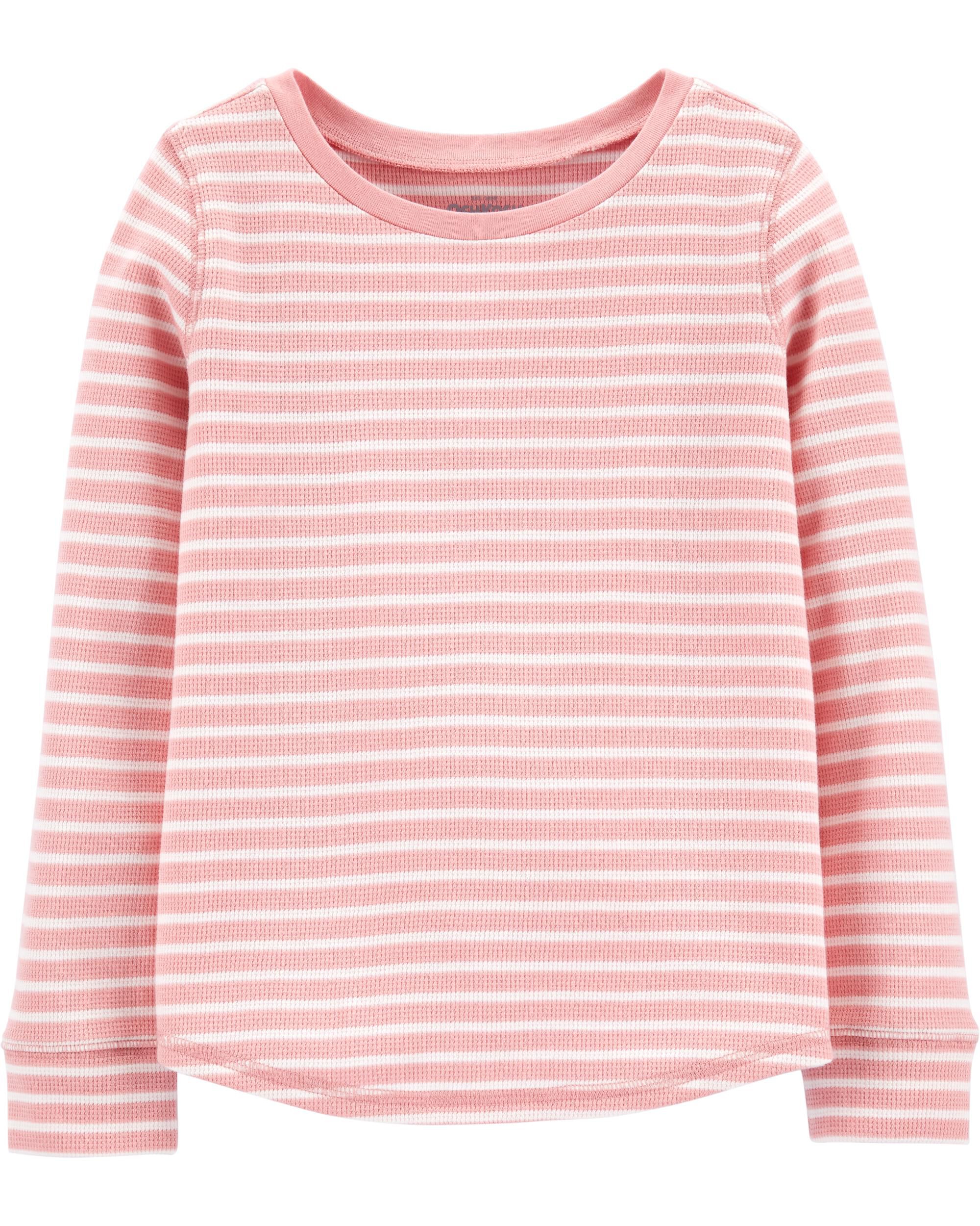 striped thermal top