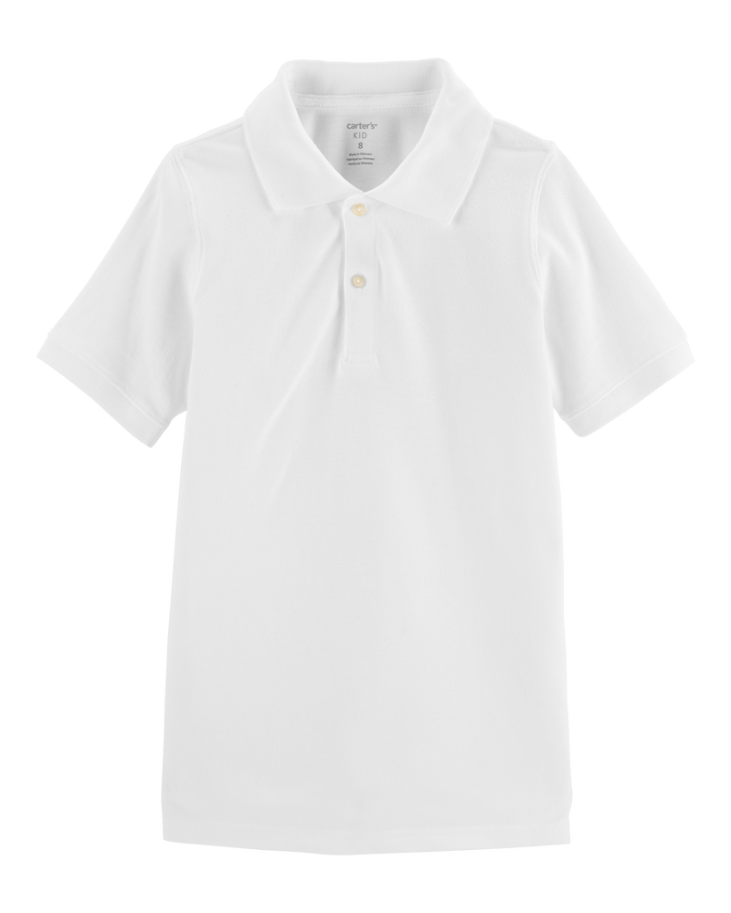 Kid Piqué Uniform Polo, image 1 of 1 slides