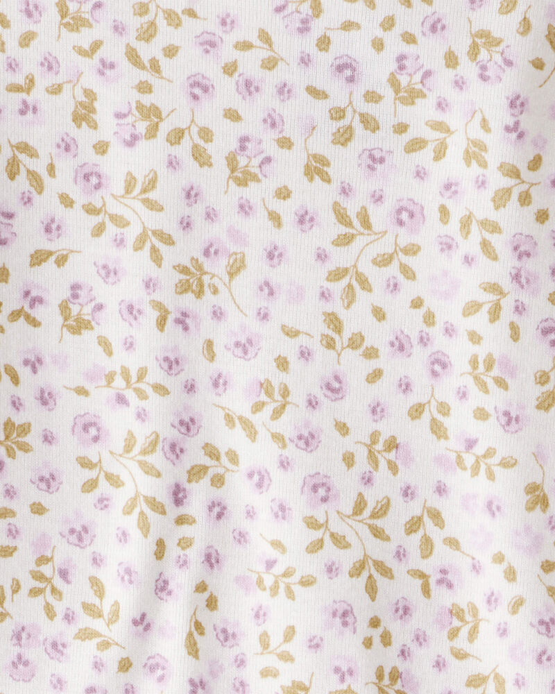 Toddler Organic Cotton  Pajamas in Botanic Muse Print, image 3 of 5 slides