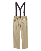 Toddler The Favorite: Khaki Suspenders, image 2 of 4 slides