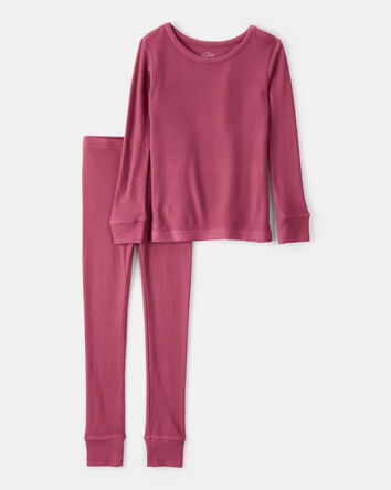 Toddler Girl PurelySoft Long-Sleeve 2-Piece Pajamas - Red, 