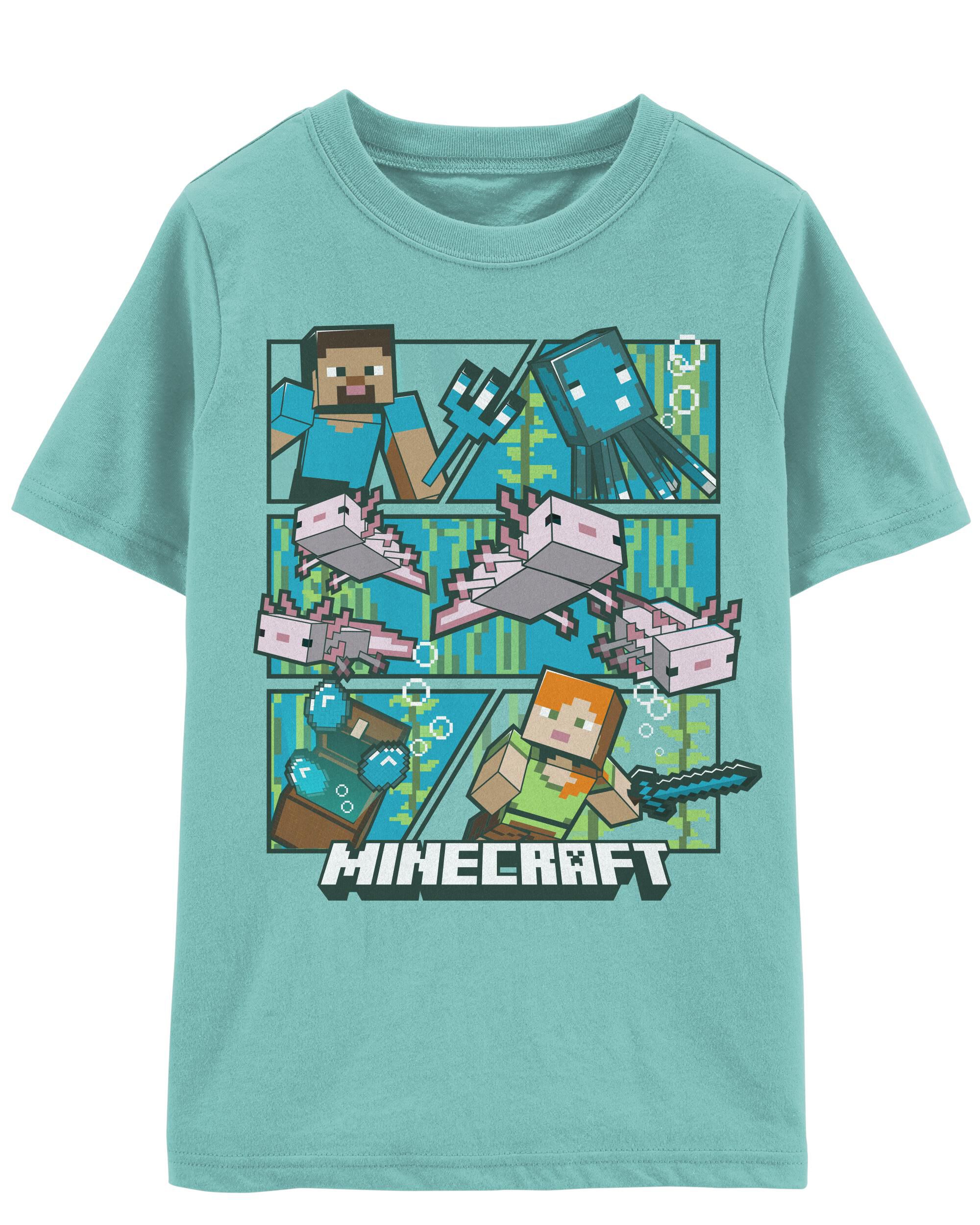 Kids 2025 minecraft shirt