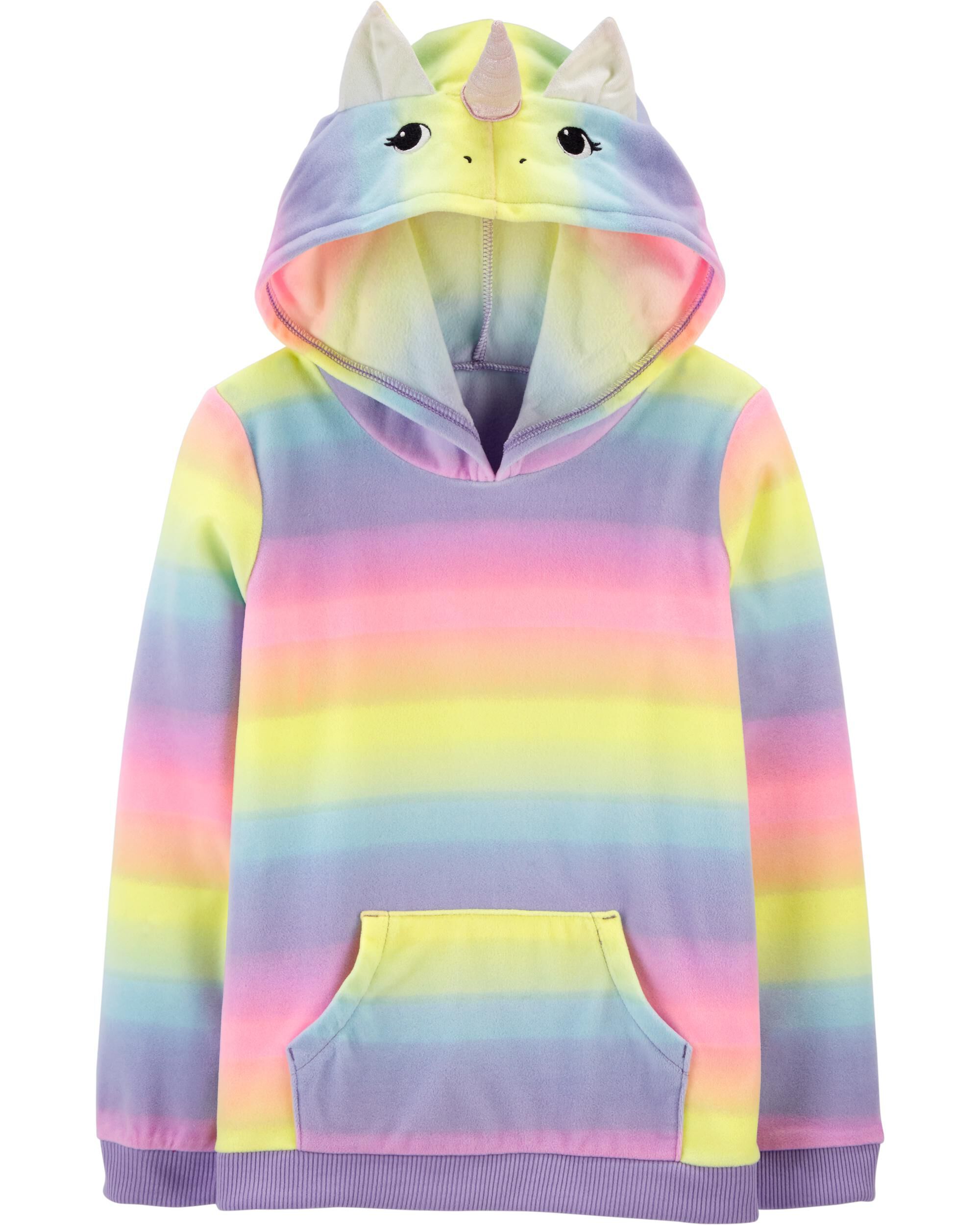 Unicorn Pullover Fleece Hoodie