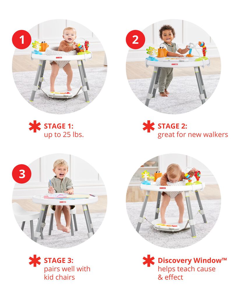 Skip Hop Let's Roll 2-in-1 Baby Activity Table, Explore & More
