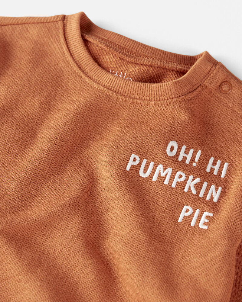 Baby Organic Cotton Pumpkin Pie Bubble, image 2 of 5 slides
