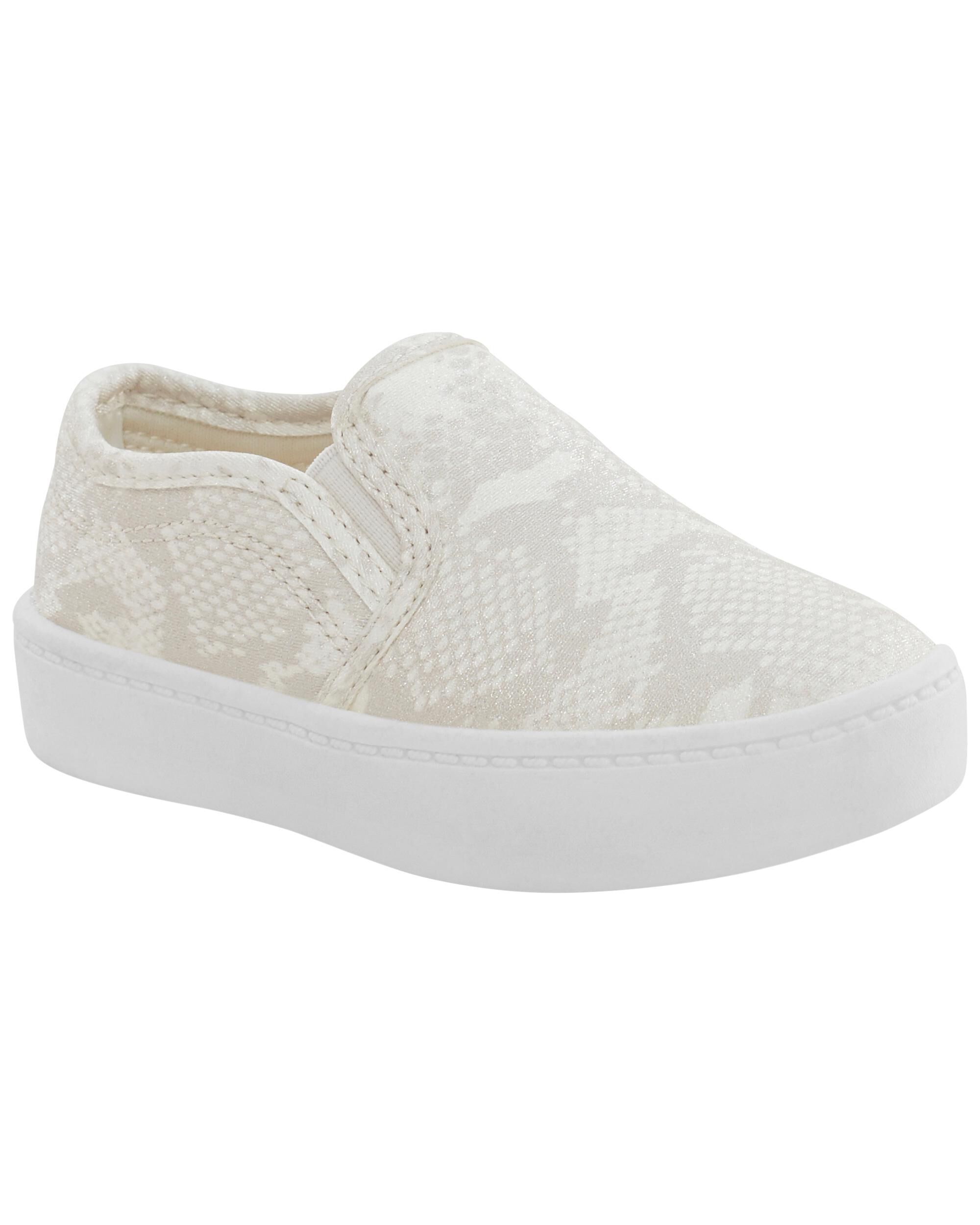 Toddler Snake Skin Print Sneakers