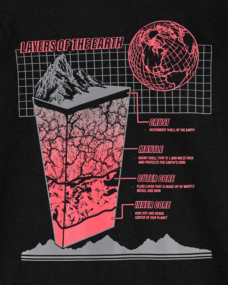 Kid Layers of the Earth Graphic Tee, image 2 of 3 slides