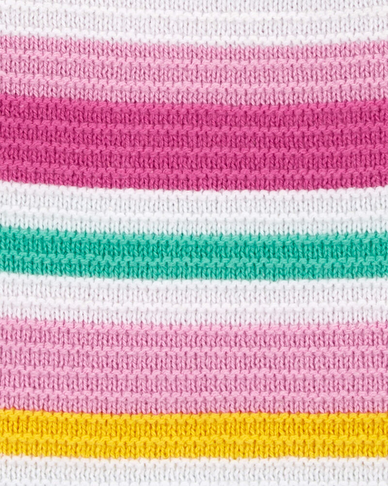 Toddler Striped Crochet Sweater Tank, image 2 of 2 slides