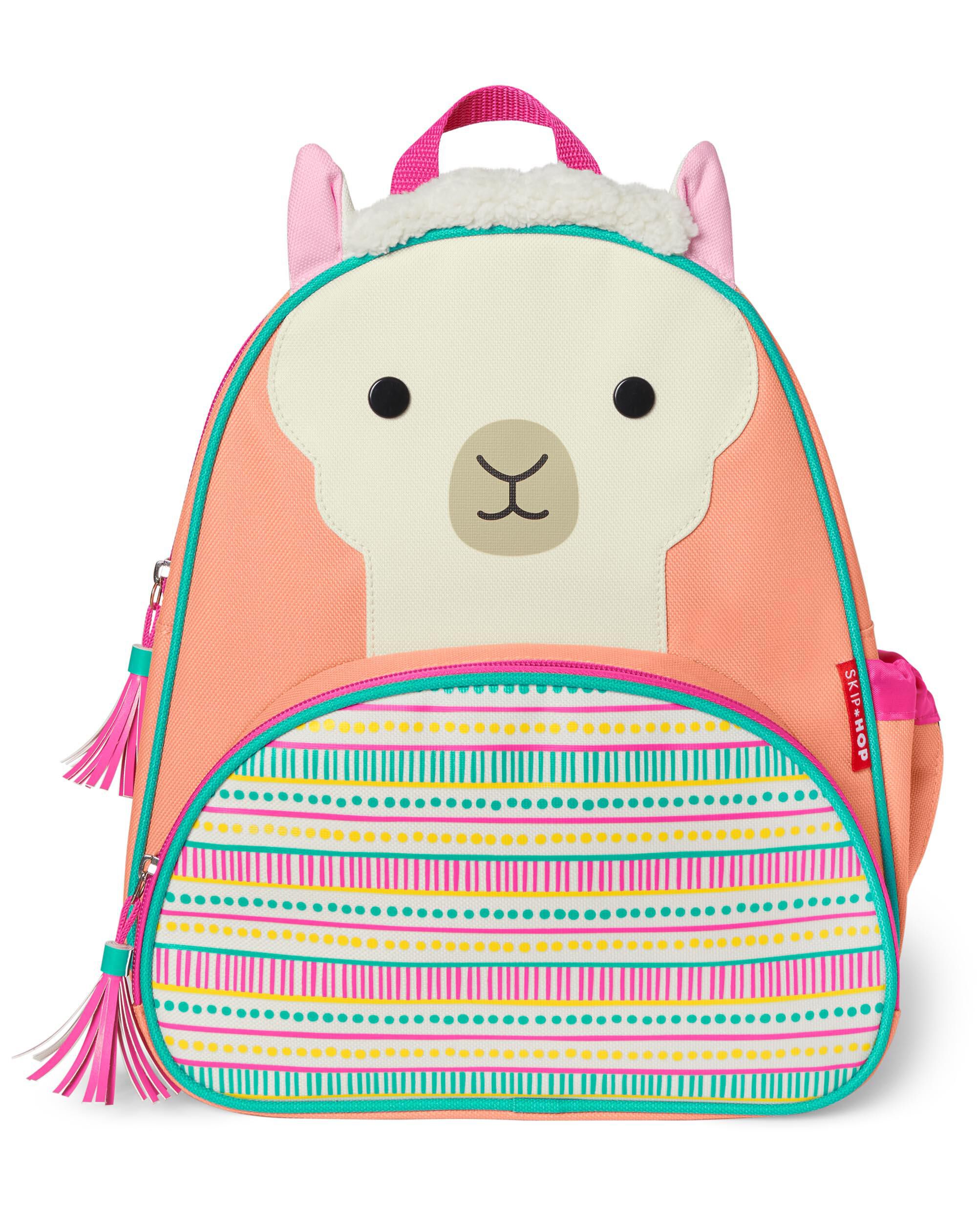 Little Kid 3-Piece Llama Backpack, Straw Bottle & Snack Cup Set, 