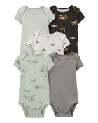 Baby 5-Pack Short-Sleeve Bodysuits, image 1 of 8 slides
