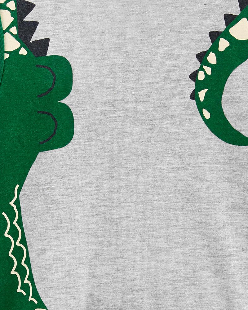 Toddler 3-Piece Alligator Loose Fit Pajamas, image 2 of 3 slides