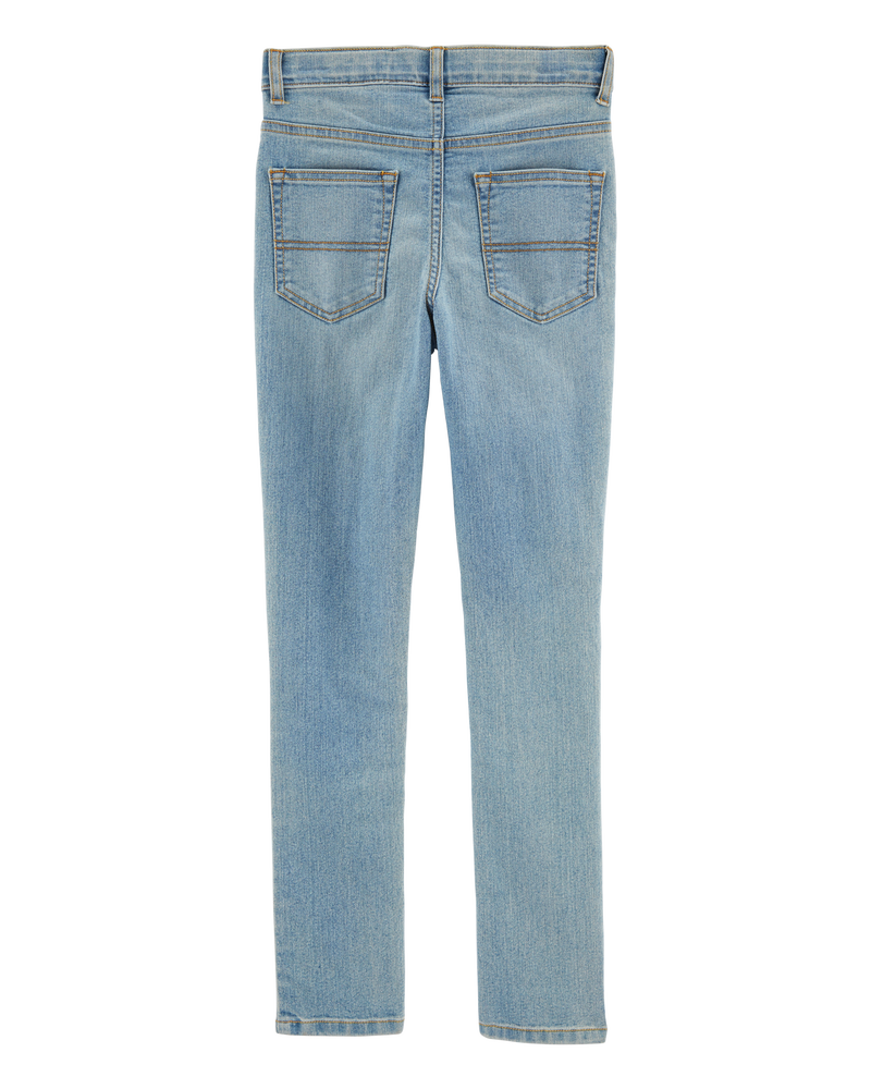Kid Sun Faded Wash Skinny-Leg Jeans, image 2 of 4 slides