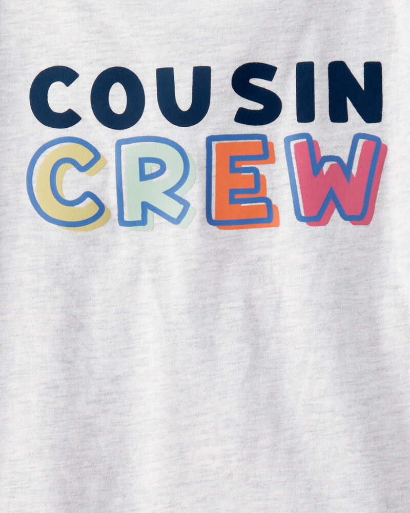 Boys Cousin Crew Long-Sleeve Graphic Tee - Grey, image 2 of 3 slides