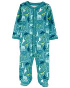 Baby Dinosaur Snap-Up Footie Sleep & Play Pajamas, image 1 of 3 slides