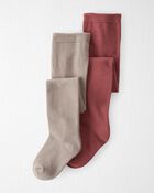Toddler 2-Pack Tights Made With Organic Cotton, image 1 of 3 slides