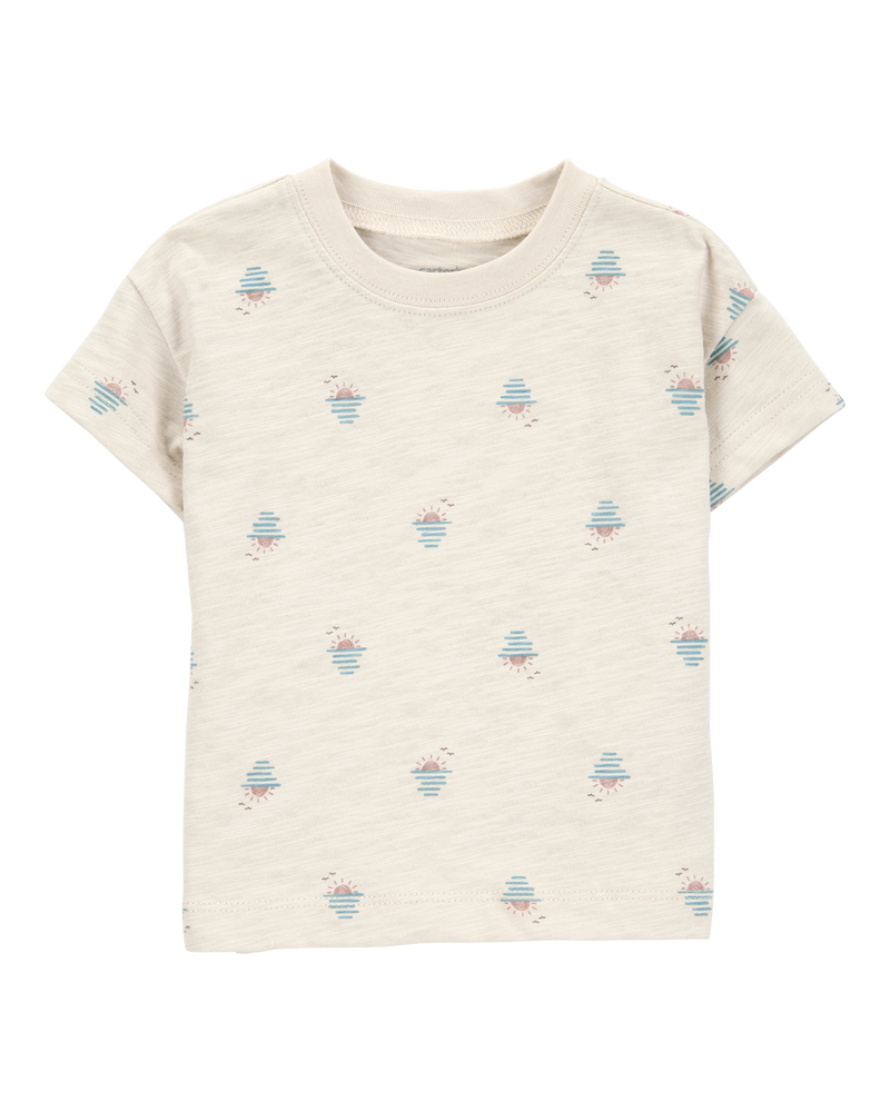 Baby 2-Piece Sunset Tee & Shortall Set, image 2 of 6 slides