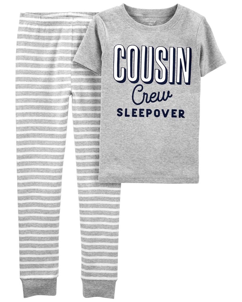 Kid 2-Piece Cousin Crew 100% Snug Fit Cotton Pajamas, image 1 of 3 slides