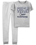Kid 2-Piece Cousin Crew 100% Snug Fit Cotton Pajamas, image 1 of 3 slides