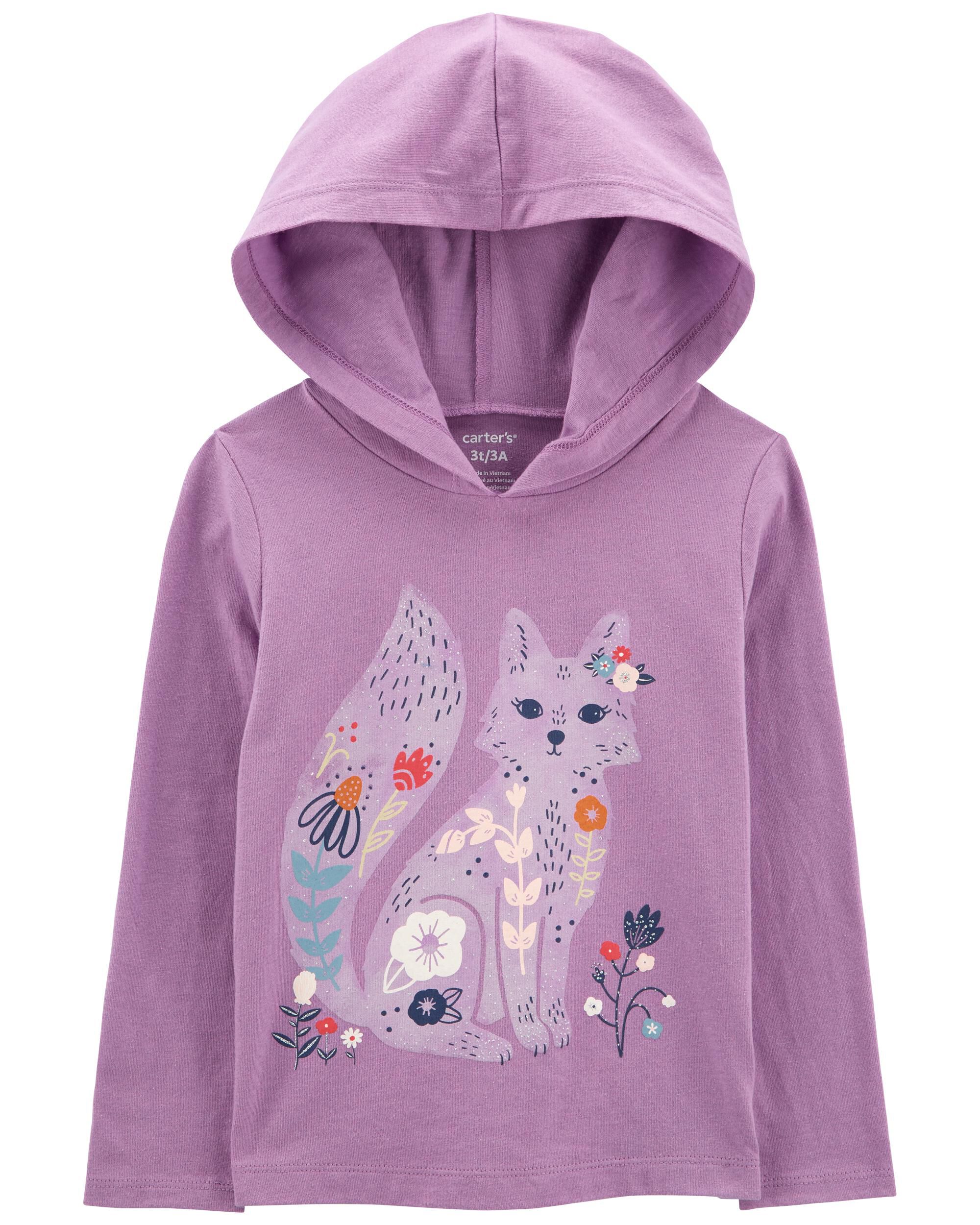 Girls fox hoodie on sale