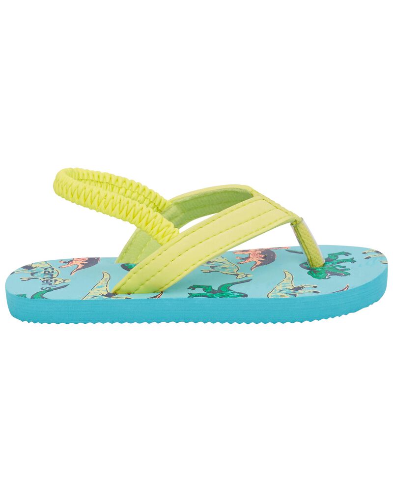 Dinosaur Flip Flops, image 2 of 4 slides