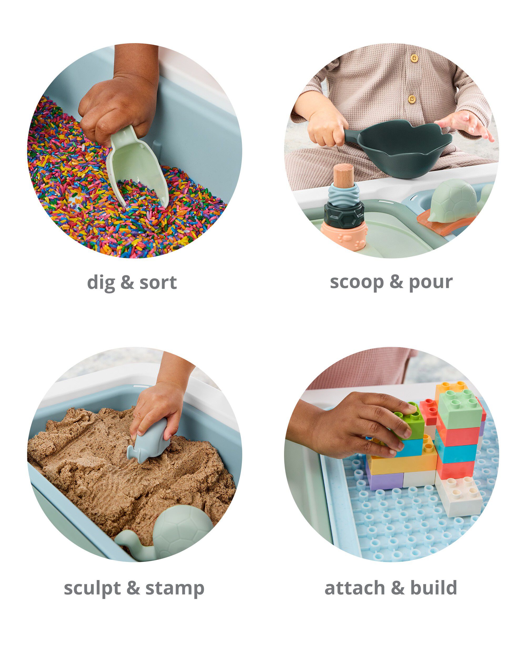Discoverosity 3-in-1 Sensory Table For Toddlers, image 6 of 13 slides