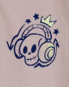 Kid Skull Short-Sleeve Graphic Tee - Brown, image 2 of 3 slides