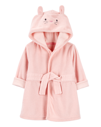 Baby Bunny Hooded Terry Robe - Pink, 