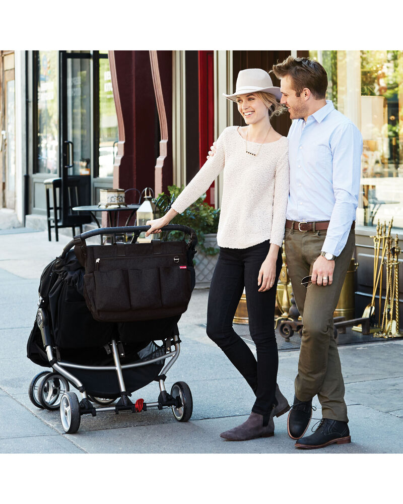 Duo Double Signature Diaper Bags, Blackimage 3 of 5 slides