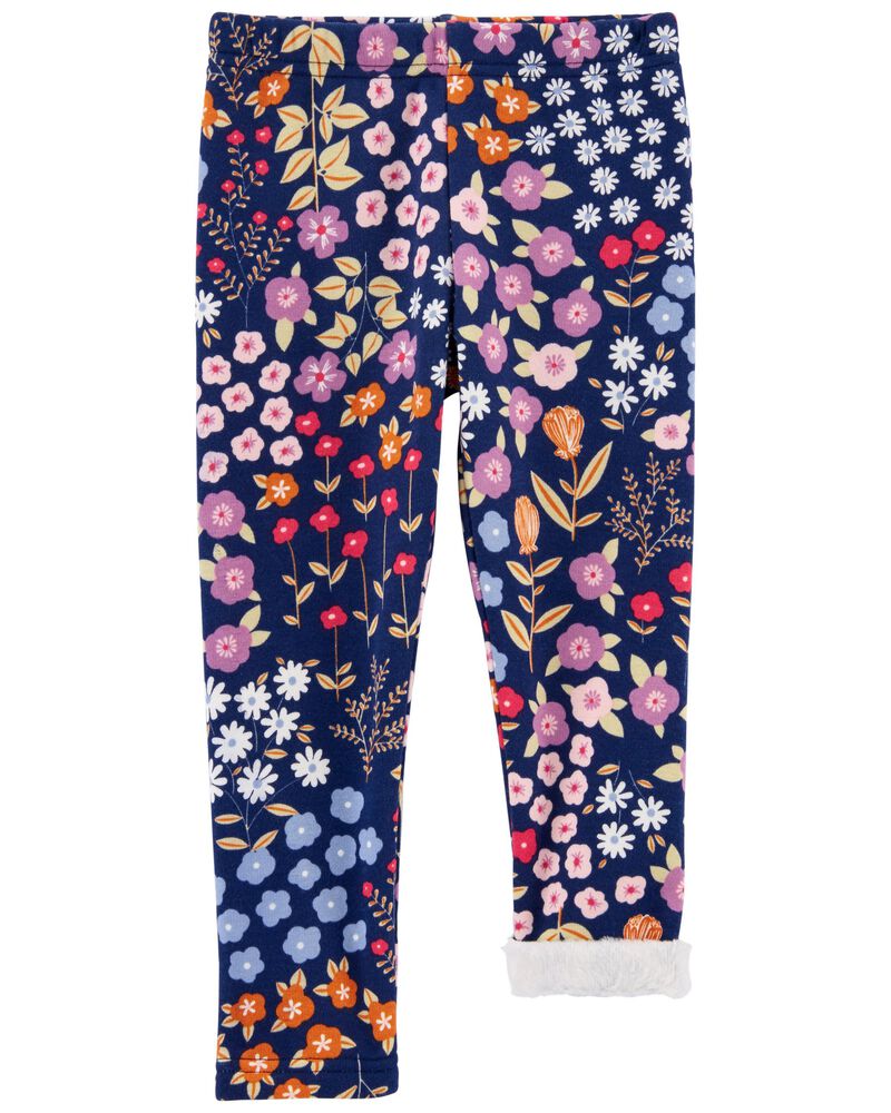 Floral Cozy Leggings, image 2 of 3 slides