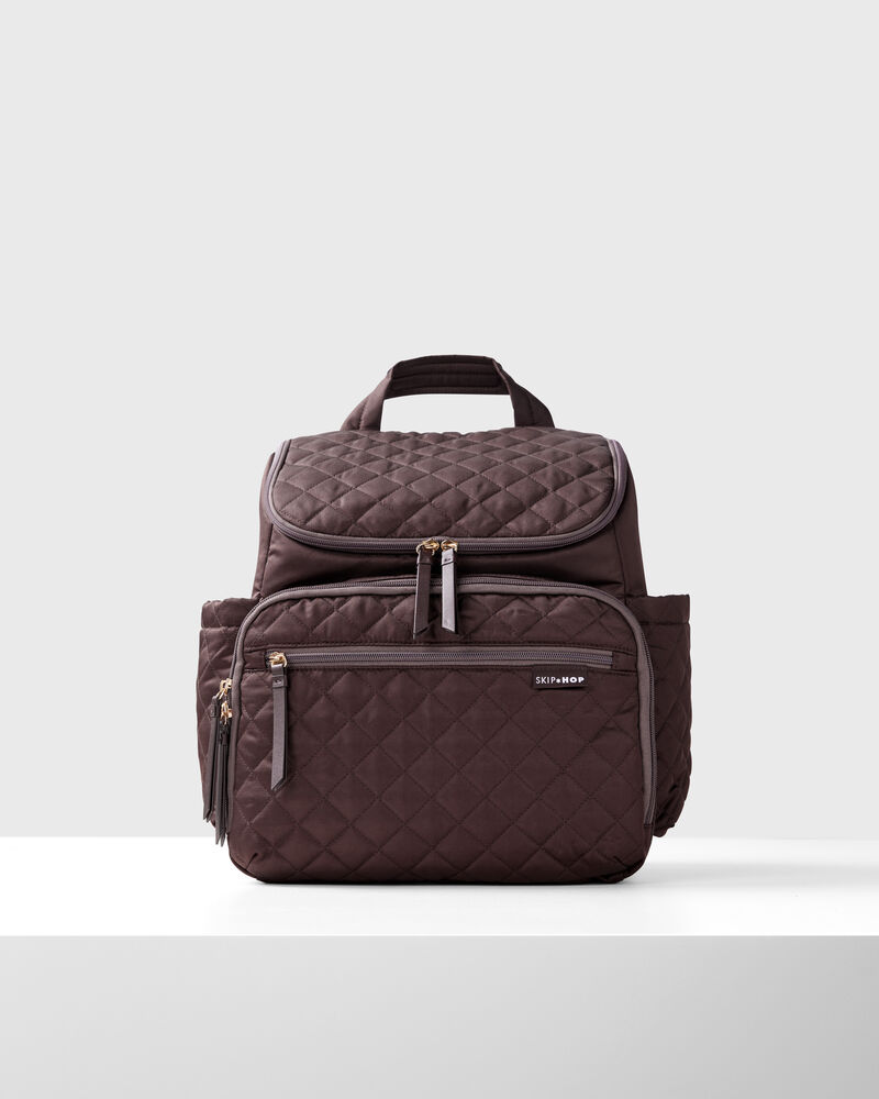 Forma Backpack Diaper Bag - Chocolate, image 1 of 8 slides