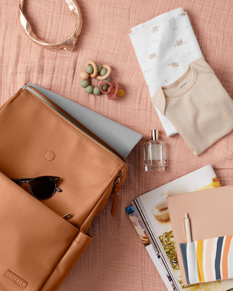 Toffee Greenwich Vari Diaper Backpack - Toffee | skiphop.com