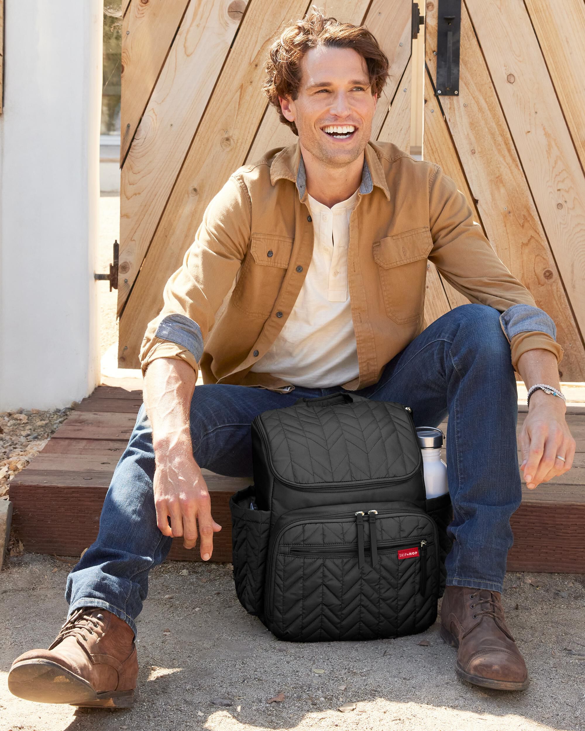 Black Forma Backpack Diaper Bag skiphop