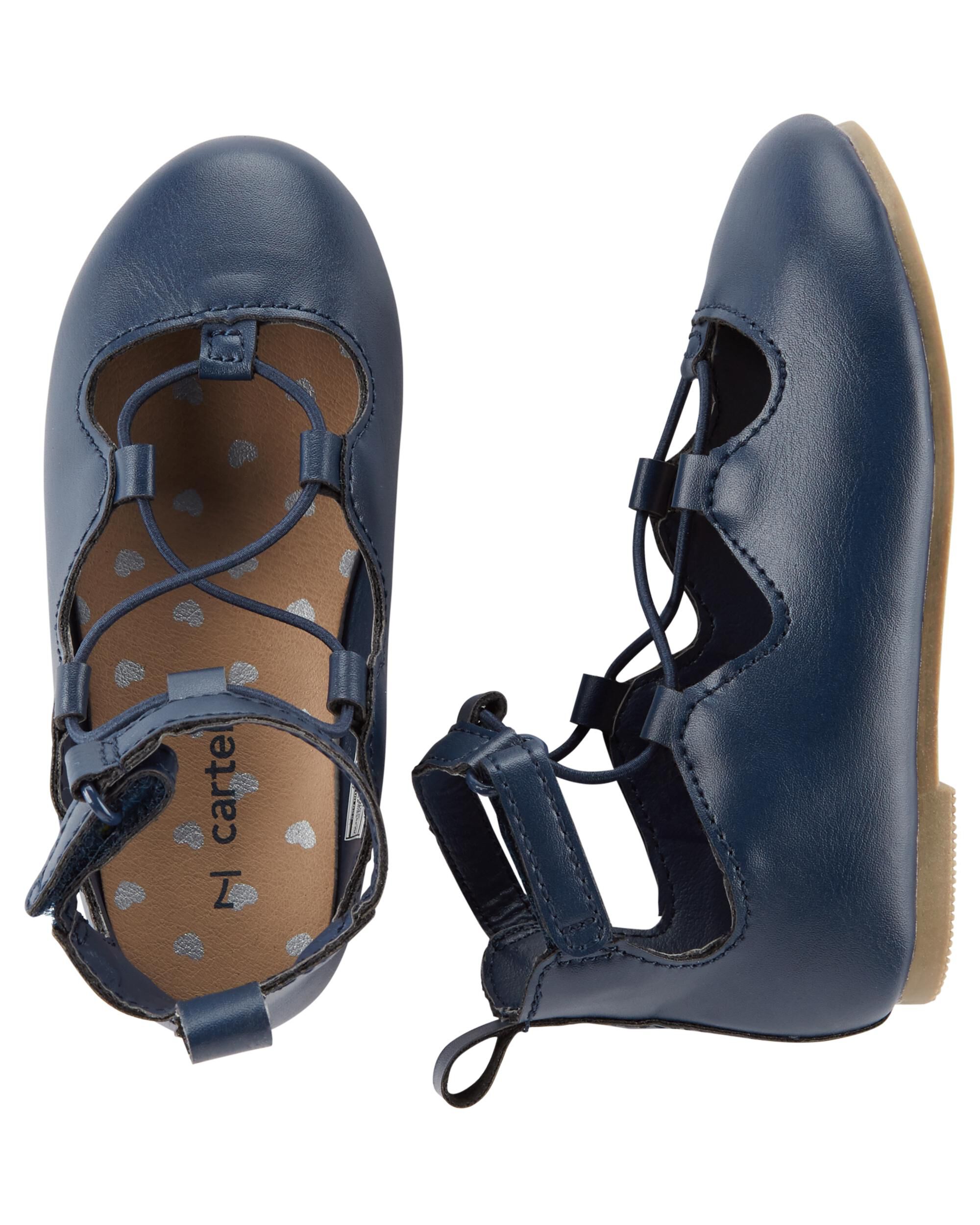 baby lace up ballet shoes