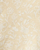Baby Organic Cotton Floral Sleep & Play Pajamas, image 3 of 4 slides
