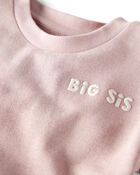 Toddler Organic Cotton Big Sis Pullover, image 2 of 5 slides