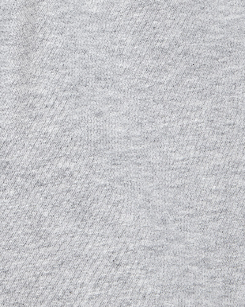 Boys Pull-On French Terry Shorts - Grey, image 3 of 4 slides