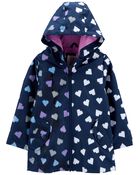 Baby Heart Color-Changing Rain Jacket, image 2 of 6 slides