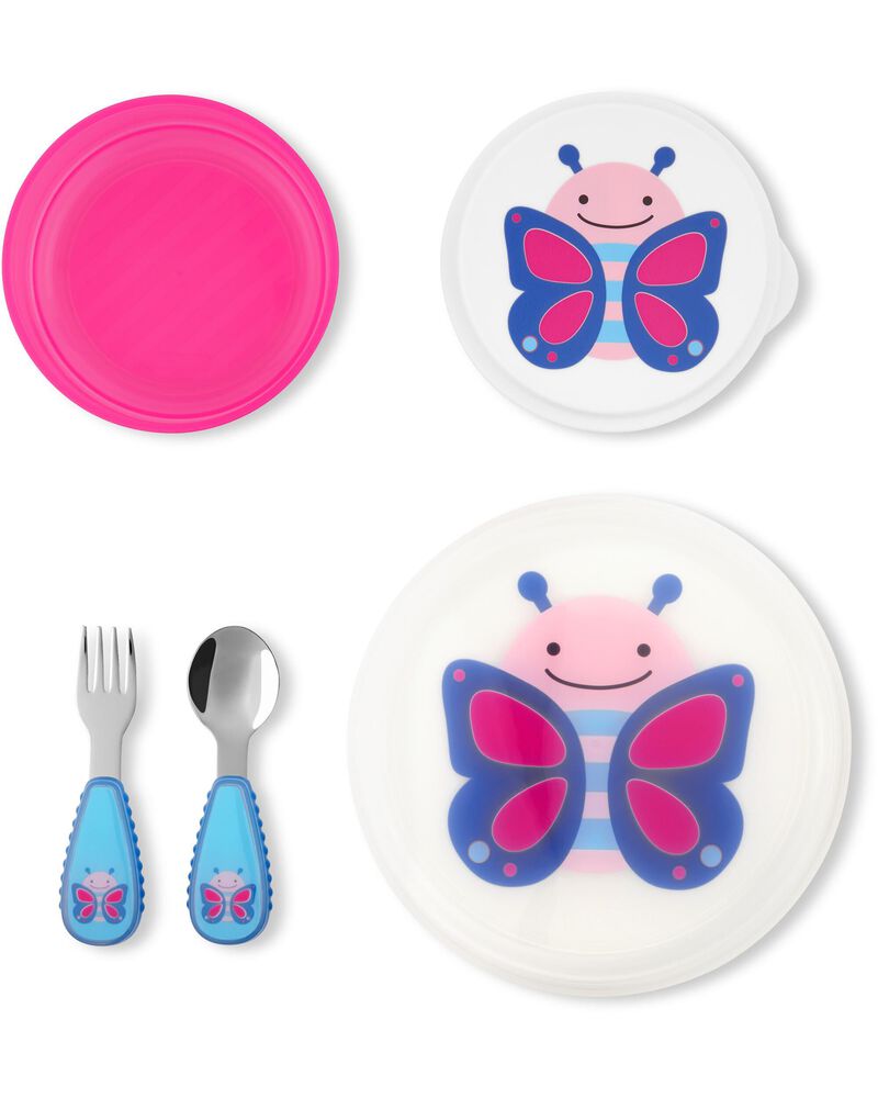 ZOO Table Ready Mealtime Set - Butterfly, image 1 of 2 slides