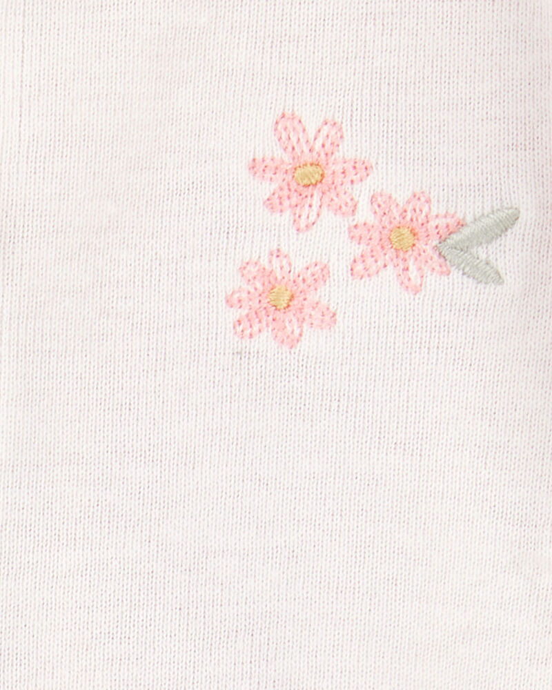 Baby 2-Piece Bodysuit Dress & Cardigan Set - Pink/Ivory, image 4 of 8 slides