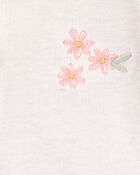 Baby 2-Piece Bodysuit Dress & Cardigan Set - Pink/Ivory, image 4 of 8 slides