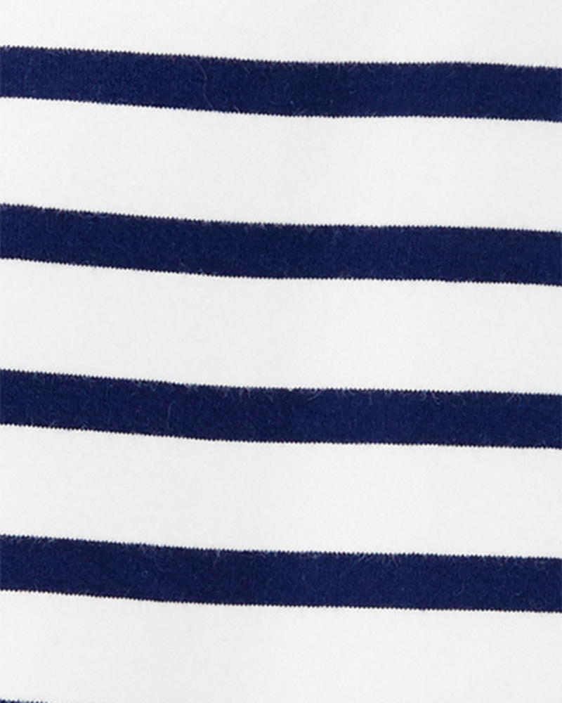 Baby Cotton Striped Stretch Leggings, image 2 of 3 slides