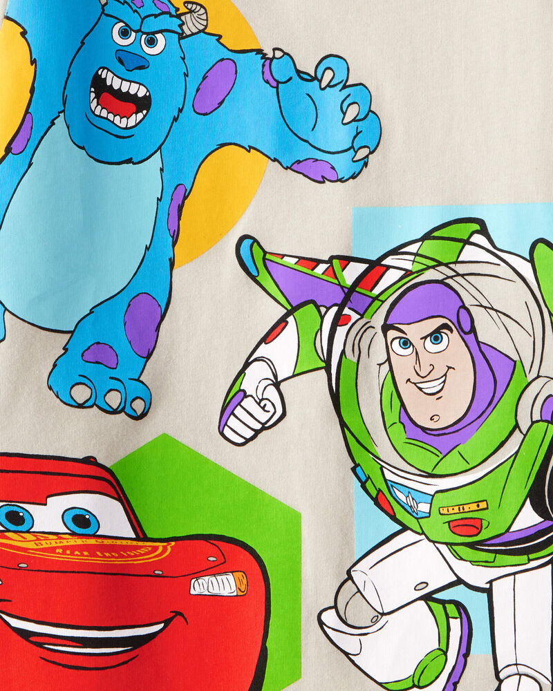 Toddler Pixar Character Short-Sleeve Graphic Tee - Cream, image 4 of 4 slides