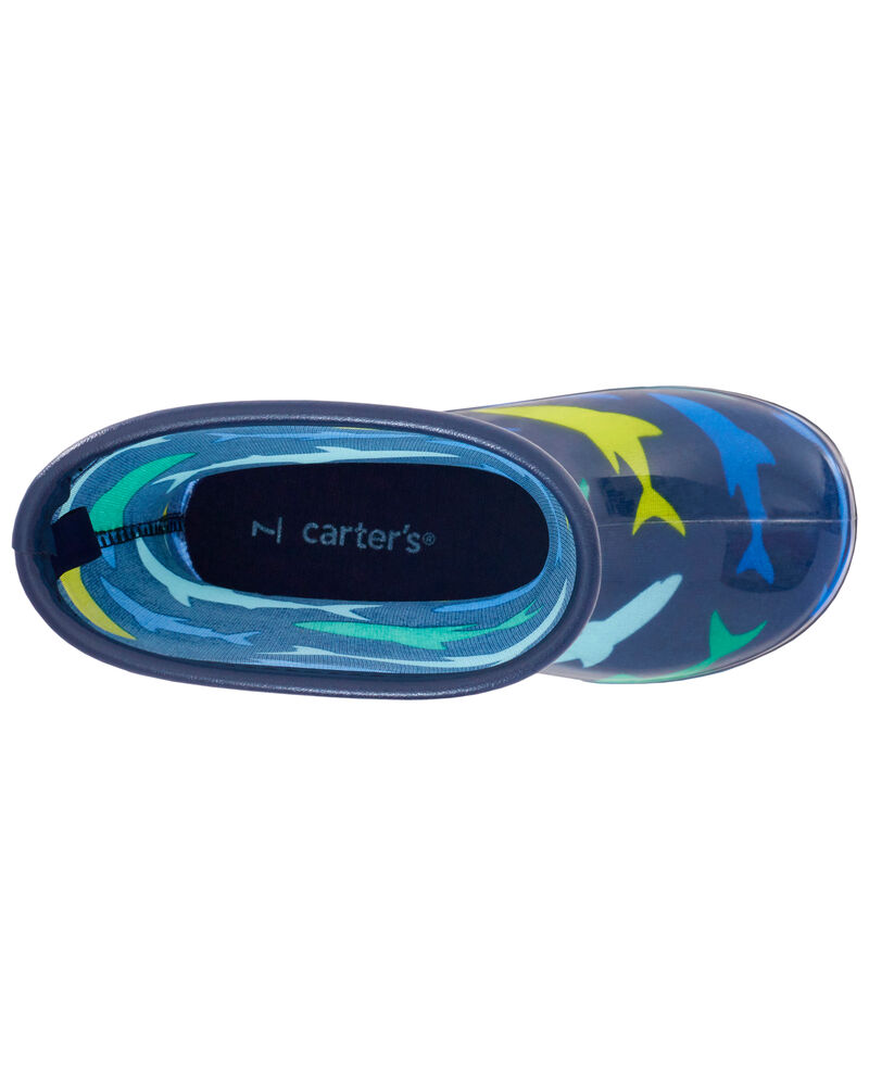 Carter's Shark Rain Boots, image 4 of 7 slides